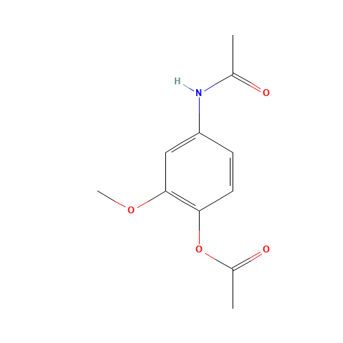 N-[4-(Acetyloxy)-3-methoxyphenyl]-acetamide (CAS: 75813-77-3) - Related Chemical Product