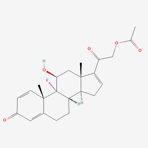 21-Acetoxy-9a-fluoro-11b-hydroxypregna-1,4,16-triene-3,20-dione (CAS: 1250-85-7) - Related Chemical Product