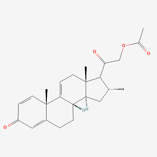 (16a)-21-(Acetyloxy)-16-methyl-pregna-1,4,9(11)-triene-3,20-dione (CAS: 4258-83-7) - Related Chemical Product