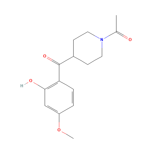 4-(N-Acetyl)piperidinyl 2-(5-Methoxy)phenol Ketone (CAS: 64671-18-7) - Related Chemical Product