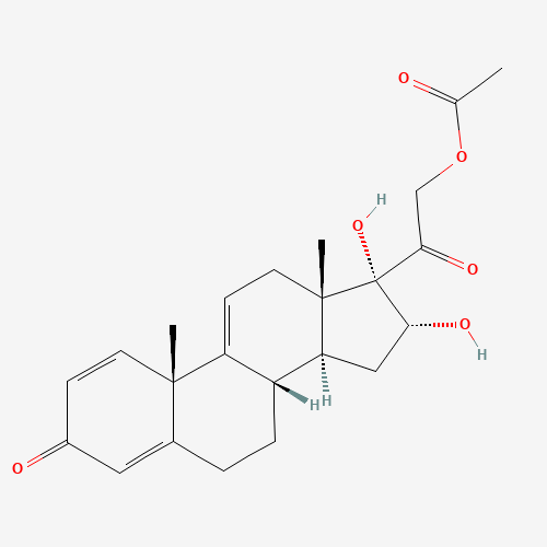 (16a)-21-Acetyloxy-16,17-dihydroxy-pregna-1,4,9(11)-triene-3,20-dione (CAS: 77017-20-0) - Related Chemical Product