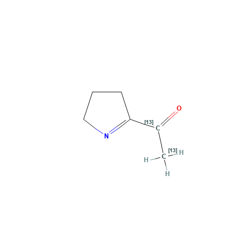 2-Acetyl-1-pyrroline-13C2  85% (10% w/w in DCM) (CAS: 1246819-73-7) - Related Chemical Product