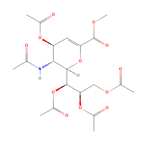 N-Acetyl-4,7,8,9-tetra-O-acetyl-2,3-dehydro-2-deoxyneuraminic Acid,Methyl Ester (CAS: 73960-72-2) - Related Chemical Product