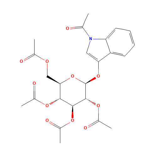 1-Acetyl-3-O-tetra-acetyl-b-glucosidoxyindole (CAS: 7497-97-4) - Related Chemical Product