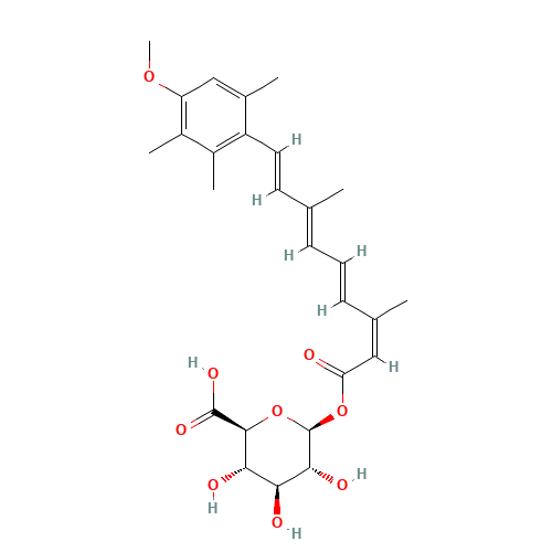 13-cis Acitretin O-b-D-Glucuronide (CAS: 146090-81-5) - Related Chemical Product