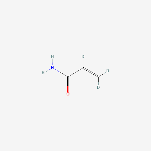 Acrylamide-d3 (CAS: 122775-19-3) - Chemical Structure and Molecular Formula 