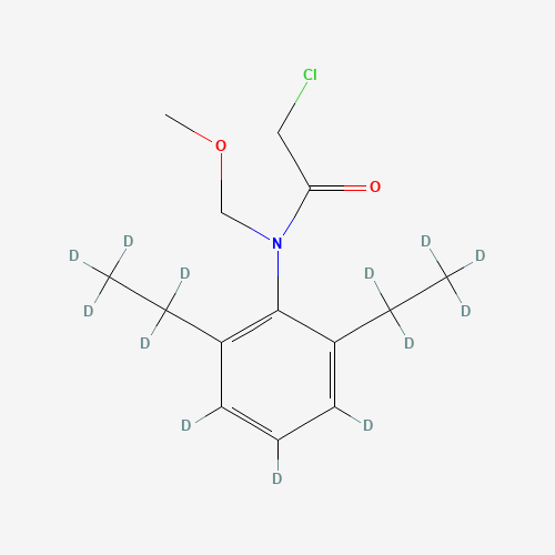 Alachlor-d13 (CAS: 1015856-63-9) - Chemical Structure and Molecular Formula 
