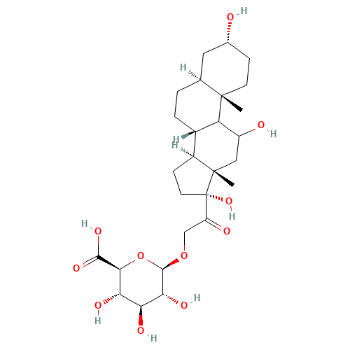 Allo-3a-tetrahydro Cortisol 21-O-b-D-Glucuronide (CAS: 131061-62-6) - Related Chemical Product