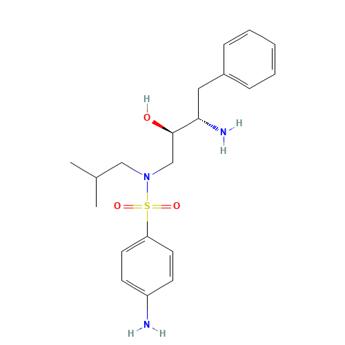 4-Amino-N-((2R,3S)-3-amino-2-hydroxy-4-phenylbutyl)-N-isobutylbenzenesulfonamide (CAS: 169280-56-2) - Related Chemical Product