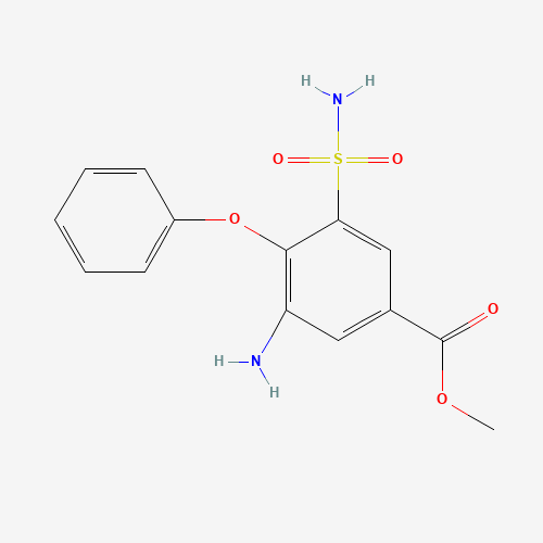 3-Amino-5-(aminosulfonyl)-4-phenoxy-benzoic Acid Methyl Ester (CAS: 56106-57-1) - Related Chemical Product