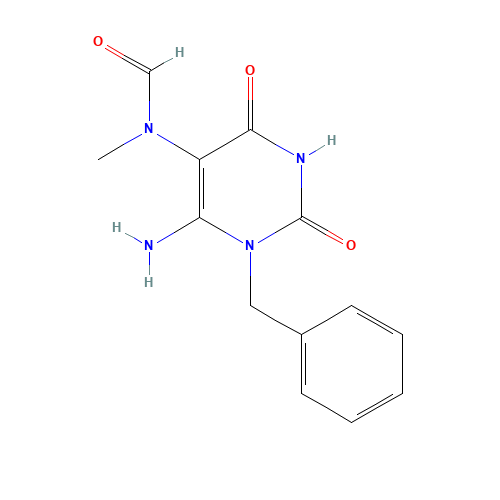 6-Amino-1-benzyl-5-(N-formyl-N-methyl)uracil (CAS: 72816-89-8) - Related Chemical Product