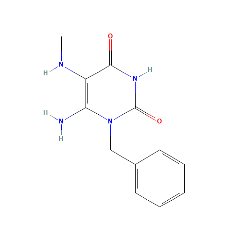 6-Amino-1-benzyl-5-methylaminouracil (CAS: 72816-88-7) - Related Chemical Product