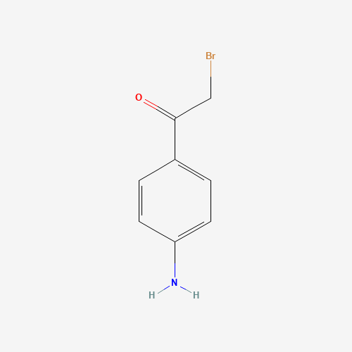 4'-Amino-2-bromoacetophenone (CAS: 23442-14-0) - Chemical Structure and Molecular Formula 