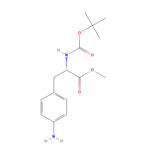4-Amino-N-(tert-butoxycarbonyl)-L-phenylalanine Methyl Ester (CAS: 65615-90-9) - Related Chemical Product