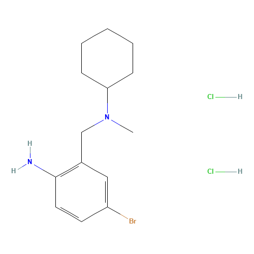 2-Amino-5-bromo-N-cyclohexyl-N-methylbenzylamine Dihydrochloride (CAS: 10076-98-9) - Related Chemical Product