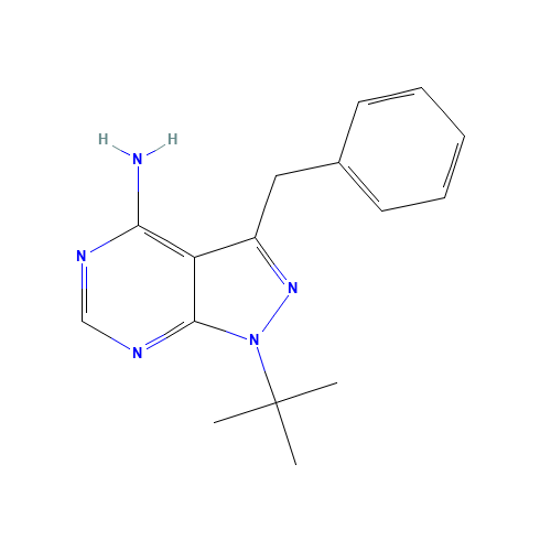4-Amino-1-tert-butyl-3-benzylpyrazolo[3,4-d]pyrimidine (CAS: 186895-85-2) - Related Chemical Product