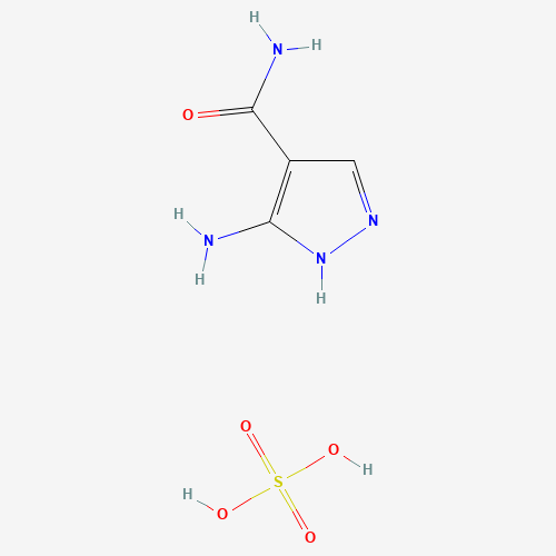 3-Amino-4-carboxamidopyrazolium Hydrogen Sulfate (CAS: 329351-43-1) - Related Chemical Product