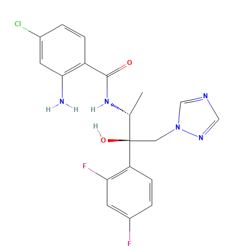 2-Amino-4-chloro-N-[(1R,2R)-2-(2,4-difluorophenyl)-2-hydroxy-1-methyl-3-(1H-1,2,4-triazol-1-yl)propyl]benzamide (CAS: 206350-07-4) - Related Chemical Product