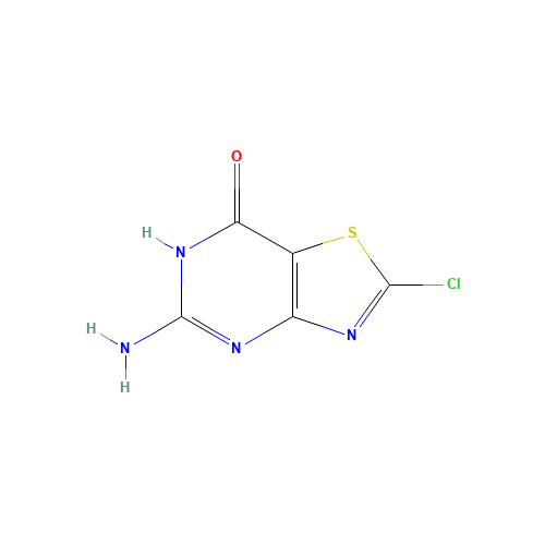 5-Amino-2-chloro-2,3-dihydrothiazolo[4,5-d]pyrimidine-7-(6H)-one (CAS: 30161-95-6) - Related Chemical Product