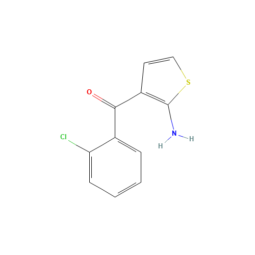 2-Amino-3-(2-chlorobenzoyl)thiophene (CAS: 40017-58-1) - Related Chemical Product