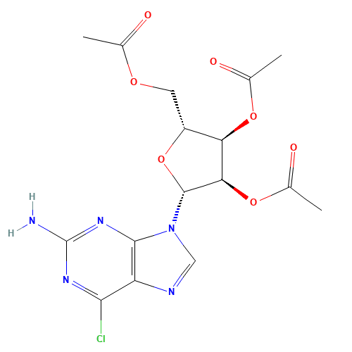 2-Amino-6-chloro-9-(2,3,5-tri-O-acetyl-b-D-ribofuranosyl)purine (CAS: 16321-99-6) - Related Chemical Product