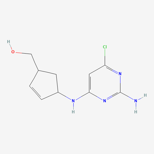 (1R,4S)-rel-4-[(2-Amino-6-chloro-4-pyrimidinyl)amino]-2-cyclopentene-1-methanol (CAS: 122624-73-1) - Related Chemical Product