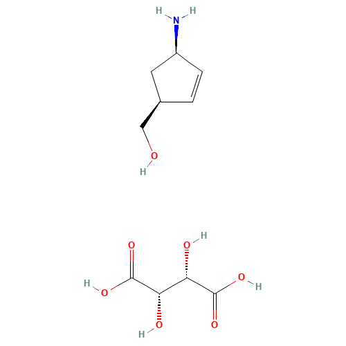 (1S,4R)-cis-4-Amino-2-cyclopentene-1-methanol D-Tartrate (CAS: 229177-52-0) - Related Chemical Product