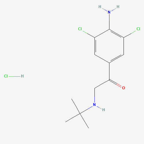 1-(4-Amino-3,5-dichloro-phenyl)-2-tert-butylamino-ethanone Hydrochloride (CAS: 37845-71-9) - Related Chemical Product