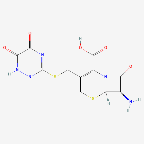 7-Amino-3-[[(2,5-dihydro-6-hydroxy-2-methyl-5-oxo-1,2,4-triazin-3-yl)thio]methyl]cephalosporanic Acid (CAS: 58909-56-1) - Related Chemical Product