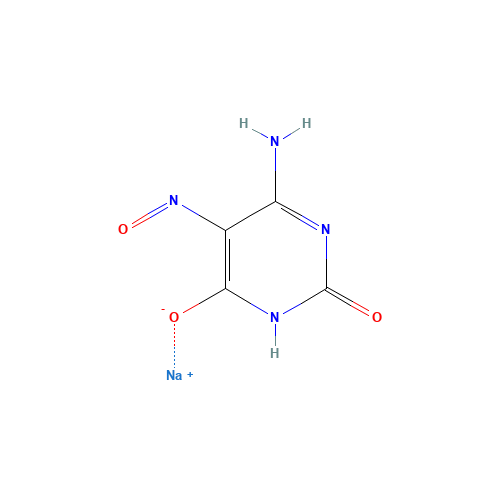 4-Amino-2,6-dihydroxy-5-nitrosopyrimidine Sodium Salt (CAS: 2209-71-4) - Related Chemical Product