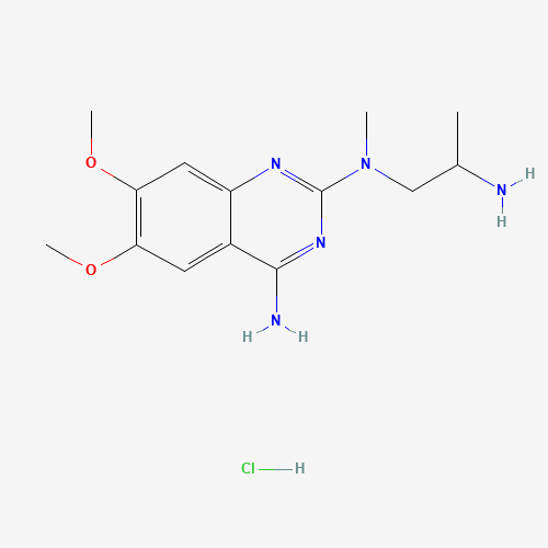 N-(4-Amino-6,7-dimethoxyquinazol-2-yl)-N-methylpropylenediamine Hydrochloride (CAS: 81403-69-2) - Related Chemical Product
