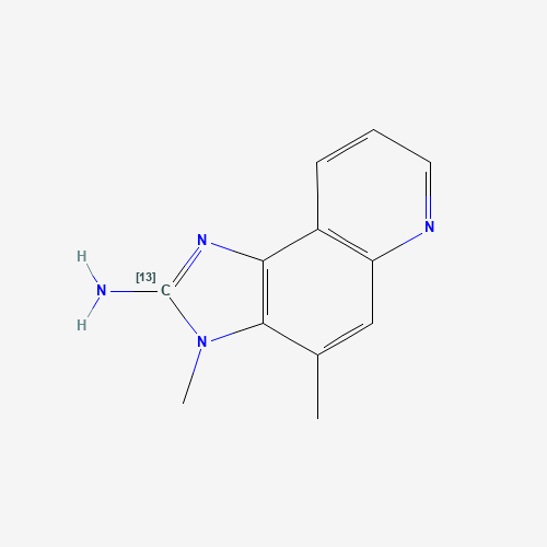 2-Amino-3,4-dimethyl-3H-imidazo[4,5-f]quinoline-2-13C (CAS: 86984-30-7) - Related Chemical Product