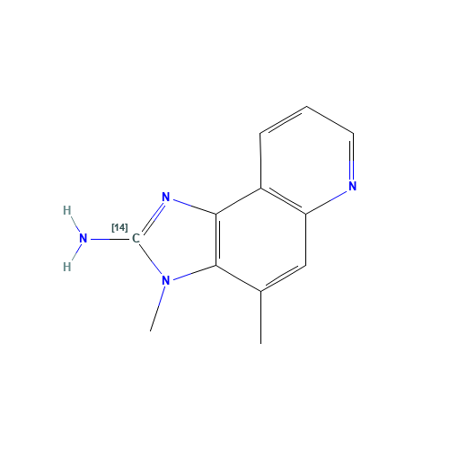 2-Amino-3,4-dimethyl-3H-imidazo[4,5-f]quinoline-2-14C (CAS: 86984-31-8) - Related Chemical Product