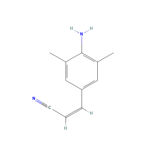 (Z)-3-(4-Amino-3,5-dimethylphenyl)acrylonitrile (CAS: 661489-22-1) - Related Chemical Product