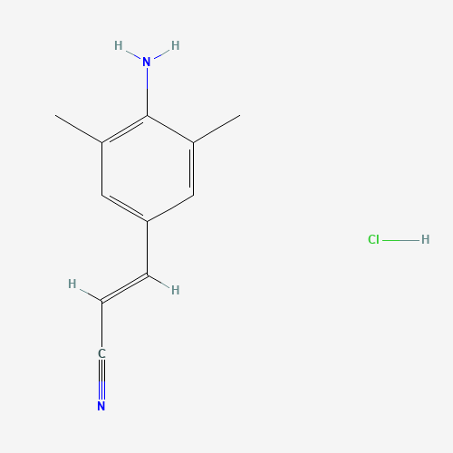 (E)-3-(4-Amino-3,5-dimethylphenyl)acrylonitrile Hydrochloride (CAS: 661489-23-2) - Related Chemical Product