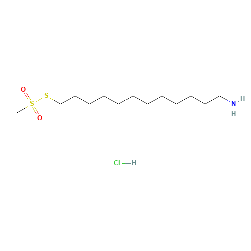 12-Aminododecyl Methanethiosulfonate Hydrochloride (CAS: 1246816-18-1) - Chemical Structure and Molecular Formula 