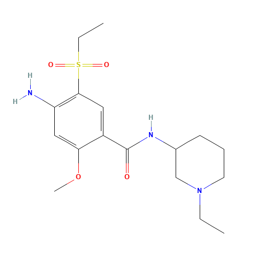 4-Amino-N-(1-ethyl-3-piperidinyl)-5-(ethylsulfonyl)-2-methoxybenzamide (CAS: 148516-68-1) - Related Chemical Product