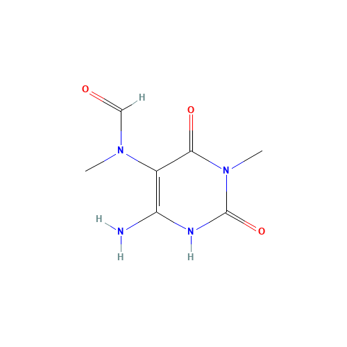6-Amino-5-(N-formyl-N-methyl)-3-methyluracil (CAS: 55782-76-8) - Related Chemical Product