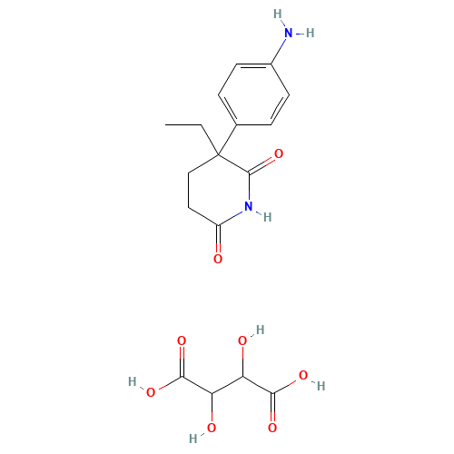 R-(+)-Aminoglutethimide L-Tartrate Salt (CAS: 57344-88-4) - Related Chemical Product