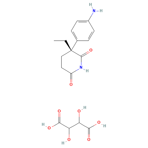 S-(-)-Aminoglutethimide D-Tartrate Salt (CAS: 57288-04-7) - Related Chemical Product