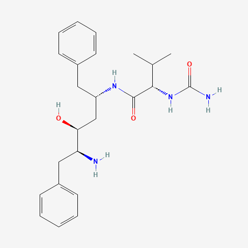 (2S,3S,5S)-2-Amino-3-hydroxy-1,6-diphenylhexane-5-N-carbamoyl-L-valine Amide (CAS: 1356922-07-0) - Related Chemical Product