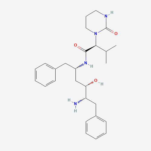 (S)-N-[(2S,4S,5S)-5-Amino-4-hydroxy-1,6-diphenylhexan-2-yl]-3-methyl-2-(2-oxotetrahydropyrimidin-1(2H)-yl)butanamide (CAS: 192726-05-9) - Related Chemical Product