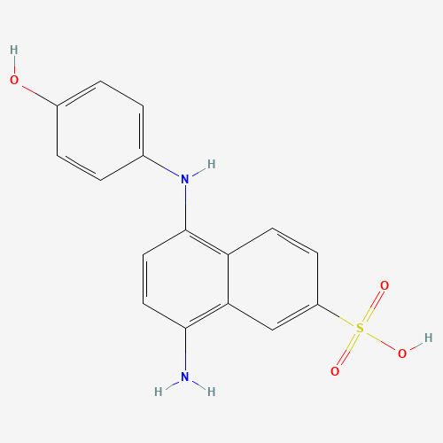 8-Amino-5-[(4-hydroxyphenyl)amino]-2-naphthalenesulfonic Acid (CAS: 6357-75-1) - Related Chemical Product