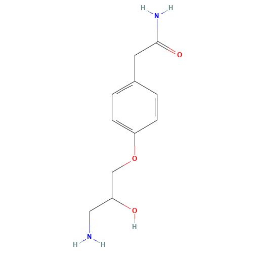 4-(3-Amino-2-hydroxypropoxy)phenylacetamide (CAS: 81346-71-6) - Related Chemical Product