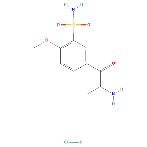 2-Amino-1-(4'-methoxy-3'-sulfonamidophenyl)-2-propanone Hydrochloride (CAS: 1076198-82-7) - Related Chemical Product