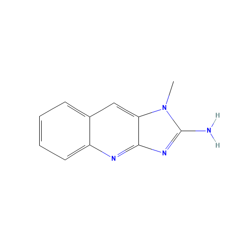 2-Amino-1-methylimidazo[4,5-b]quinoline (CAS: 156215-58-6) - Chemical Structure and Molecular Formula 