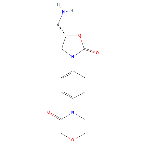 4-[4-[(5S)-5-(Aminomethyl)-2-oxo-3-oxazolidinyl]phenyl]-3-morpholinone (CAS: 446292-10-0) - Related Chemical Product