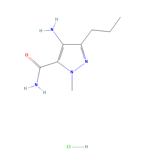 4-Amino-1-methyl-3-propyl-1H-pyrazole-5-carboxamide Hydrochloride (CAS: 247584-10-7) - Related Chemical Product
