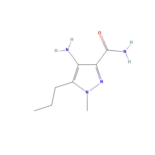 4-Amino-1-methyl-5-propyl-1H-pyrazole-3-carboxamide (CAS: 247583-78-4) - Related Chemical Product