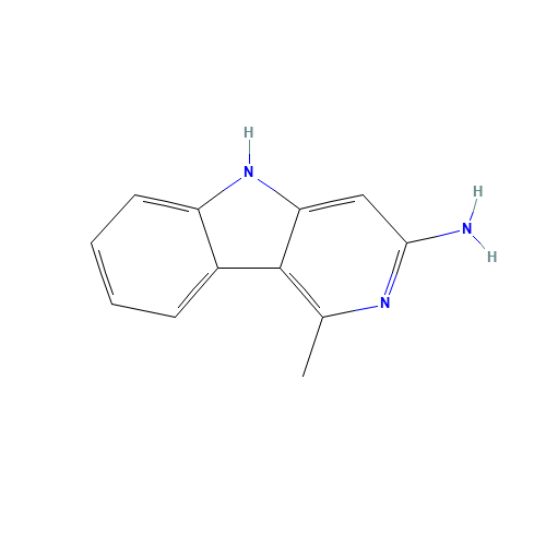 3-Amino-1-methyl-5H-pyrido[4,3-b]indole (CAS: 62450-07-1) - Related Chemical Product
